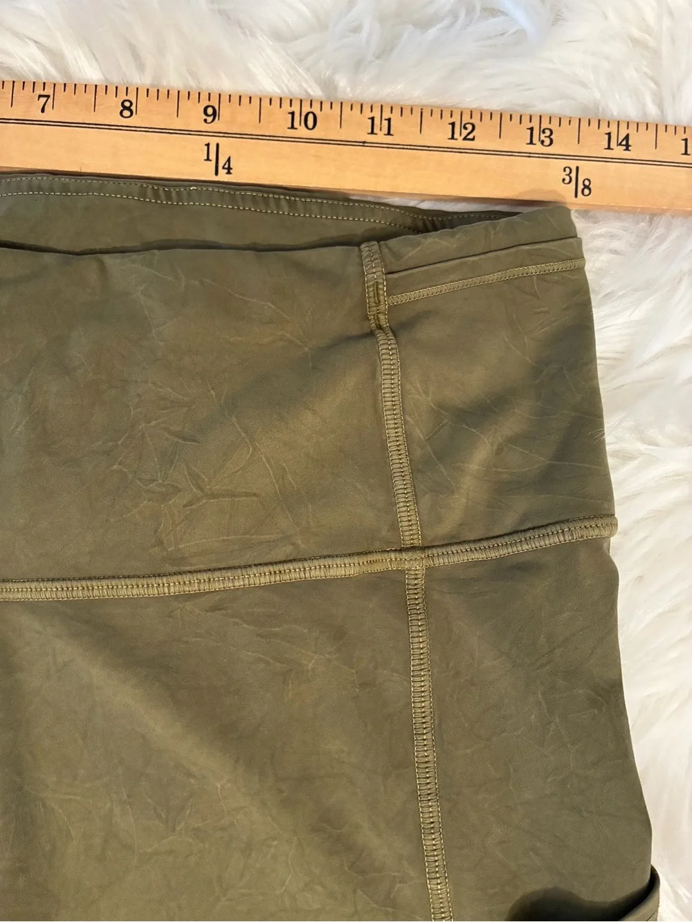 Lululemon Fast & Free Short 10” *Ice Wash Moss Green Bike Shorts 8 Style LW7BGHS